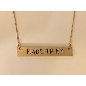 Made in Kentucky Bar Necklace